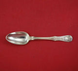 Danish Sterling Silver Teaspoon with Wreath and Leaves Circa 1887 5 1/2"
