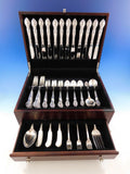 English Gadroon by Gorham Sterling Silver Flatware Set 12 Service 87 pcs Dinner