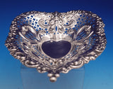 Chantilly by Gorham Sterling Silver Fruit Bowl Heart Shaped Pierced #965 (#9073)