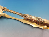 Kings Style Pattern by Ball Black & Co. Sterling Silver Asparagus Tong 10 1/2"