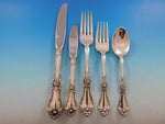 Royal Rose by Wallace Sterling Silver Flatware Set for 6 Service 34 Pieces