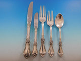 Royal Rose by Wallace Sterling Silver Flatware Set for 6 Service 34 Pieces