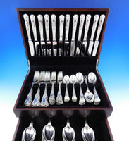 Kings by CJ Vander English Sterling Silver Flatware Set Service Dinner 64 pcs