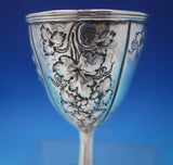 Peter and Ann Bateman English Georgian Sterling Silver Wine Goblet Grapes #5245
