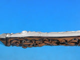 Irian by Wallace Sterling Silver Steak Knife HH with Stainless Blade Orig 10"