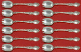 Violet by Wallace Sterling Ice Cream Dessert Fork Custom Set 12 pcs 6"