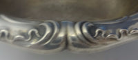 Dresden by Whiting Sterling Silver Nut Dish w/Ball Feet & Pcd Lattice (#0359)