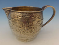 Aurora by Gorham Sterling Silver Sugar & Creamer Set w/3 Figural Cherubs #0264