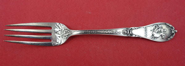 Zodiac By Gorham Sterling Silver Tea Fork "Aquarius" January 5 3/4"
