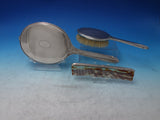 Shamrock V by Gorham Sterling Silver Vanity Set 3 Piece #134-10 (#6229)