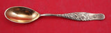 Vine by Tiffany and Co Sterling Demitasse Spoon Vermeil Wild Roses 4" with Mono