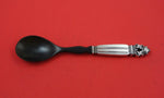 Acorn - Estate by Georg Jensen Sterling Silver Preserve Spoon HH w/ horn 8 1/4"