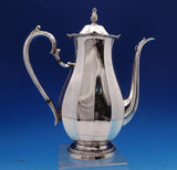 Kenilworth by International Sterling Silver Tea Set 4pc with SP Tray (#8558)