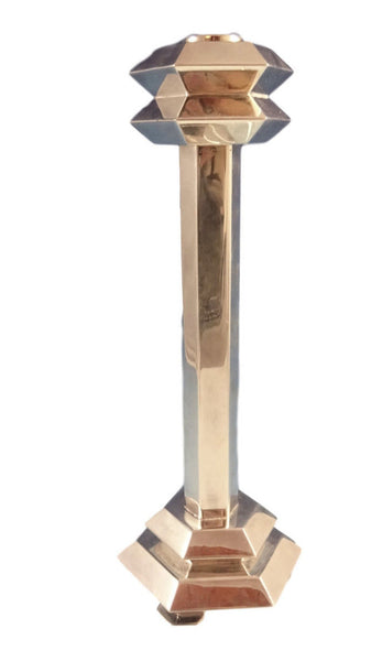 Judaica by Hazorfim Sterling Silver Candlestick 10 1/2" (#1324)