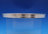 Gorham Tray with Sterling Silver Rim and Black Laminated Plastic #1316 (#8326)