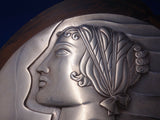 Silverplate on Wood Plaque for Hair Fashion Council of America Artist (#6491)