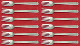 Hampton by Tiffany and Co Sterling Silver Salad Fork Set 12 pieces 6 7/8"