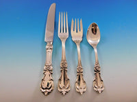 Burgundy by Reed & Barton Sterling Silver Flatware Set for 12 Service 48 Pieces