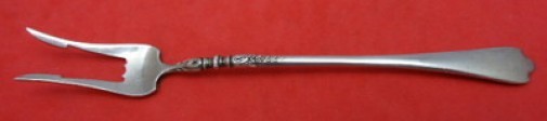 Nellie Custis by Lunt Sterling Silver Pickle Fork 5 3/4" 2-tine