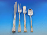 Golden Wheat by Gorham Sterling Silver Flatware Service 12 Set 53 pieces Scarce