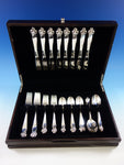 Orchid Elegance by Wallace Sterling Silver Flatware Set Service 40 pcs Dinner