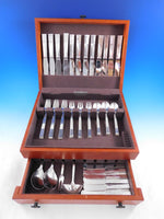 Parallel by Georg Jensen Sterling Silver Flatware Set for 12 Service 64 pieces