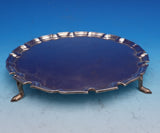 Edward Barnard and Sons English Estate Sterling Silver Salver Tray (#J9282)