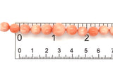 7mm-10mm Genuine Natural Coral Bead Bracelet w/14k Gold Fits 6 3/4" Wrist #J7332