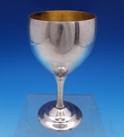 Gorham Sterling Silver Water Goblet Gold Washed Interior #A13558 6" (#8112)