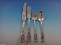 Milburn Rose by Westmorland Sterling Silver Flatware Set for 12 Service 61 Pcs