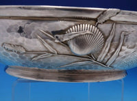 Mixed Metals by Whiting Sterling Silver Centerpiece Bowl Oval Sea Motif (#4702)