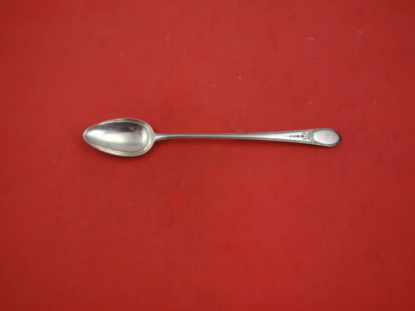Early American Engraved by Lunt Sterling Silver Iced Tea Spoon 7 5/8" Vintage