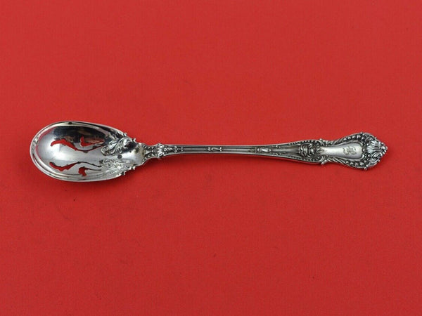 Dorothy Vernon by Whiting Sterling Silver Olive Spoon GW pierced original 6 1/4"