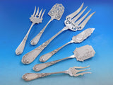 Tulipe Tulip by Boulenger French 950 Sterling Silver Flatware Service Set 214 pc