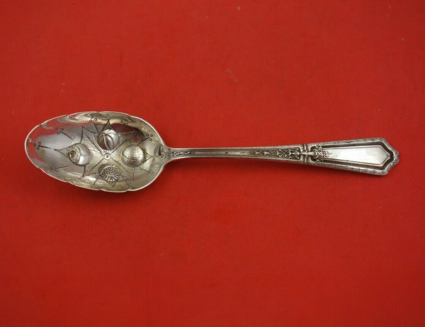 D'Orleans by Towle Sterling Silver Berry Spoon Peaches and Fruit in Bowl 8 1/2"