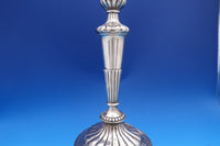 English Georgian Sterling Silver Candlestick Pair 11 3/4" Sheffield c1808 #8457