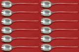 Vision by International Sterling Silver Dessert Fork Set of 12 pcs Custom 6 3/8"