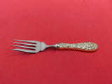 Rose by Stieff Sterling Silver Fish Fork Individual Notch tine 7 1" HH WS Custom