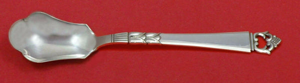 Danish Crown by Frigast Sterling Silver Relish Scoop Custom Made 5 3/4"