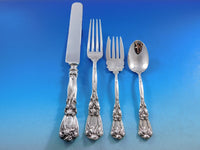 Iris by Durgin Sterling Silver Flatware Set Service Art Nouveau 98 Pieces Dinner