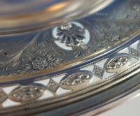 Redlich Sterling Silver Fruit Bowl with Shell and Flower Motif #7488 (#2503)