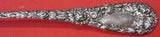 Chrysanthemum by Durgin Sterling Silver Salt Spoon Master Gold Washed 3 3/4"