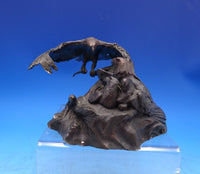 Miley Busiek Frost Bronze Bald Eagle Figurine "Together A New Beginning" (#6972)