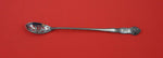 Adolphus by Mount Vernon Sterling Olive Spoon long pierced w/ flower 8 3/4"