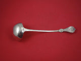 Strawberry by Durgin Coin Silver Soup Ladle 11 3/4"