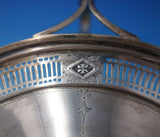 King George by Wilcox Wagoner and Watson Sterling Silver Basket w/Handle (#5831)