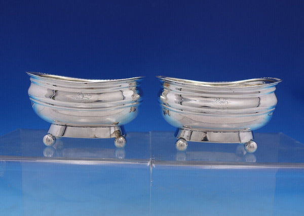 English Georgian Sterling Silver Salt Sellers Master Pair Thomas Watson (#7069)