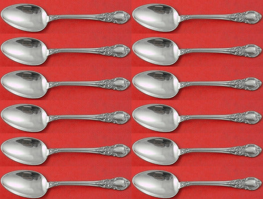 American Victorian by Lunt Sterling Silver Place Soup Spoon Set 12 pieces 6 5/8"