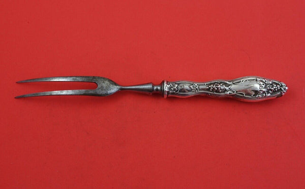 Cloeta by International Sterling Silver Steak Carving Fork 8 3/4"