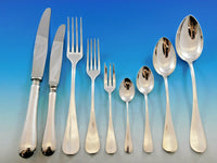 Queen Anne by Cesa 1882 Italy 800 Silver Flatware Set Service 56 pcs Dinner